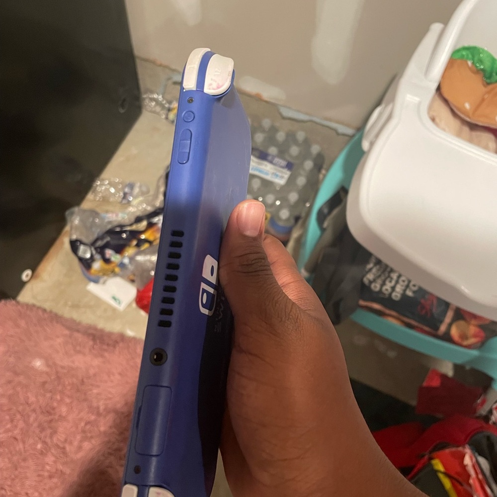 Blue Nintendo Gaming Console